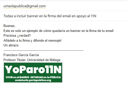 Ejemplo de banner en firma de correo